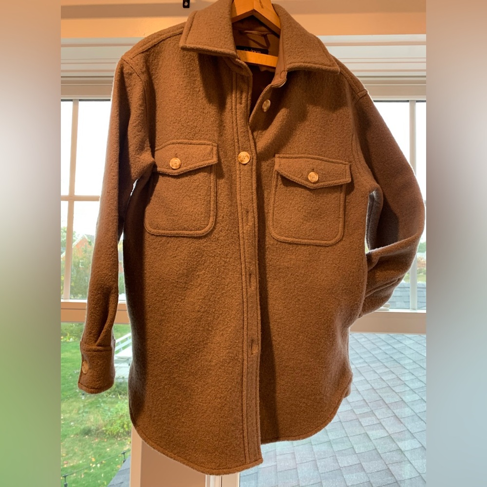Quince Tan Shacket